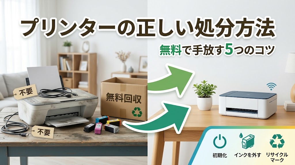 家庭用プリンター処分